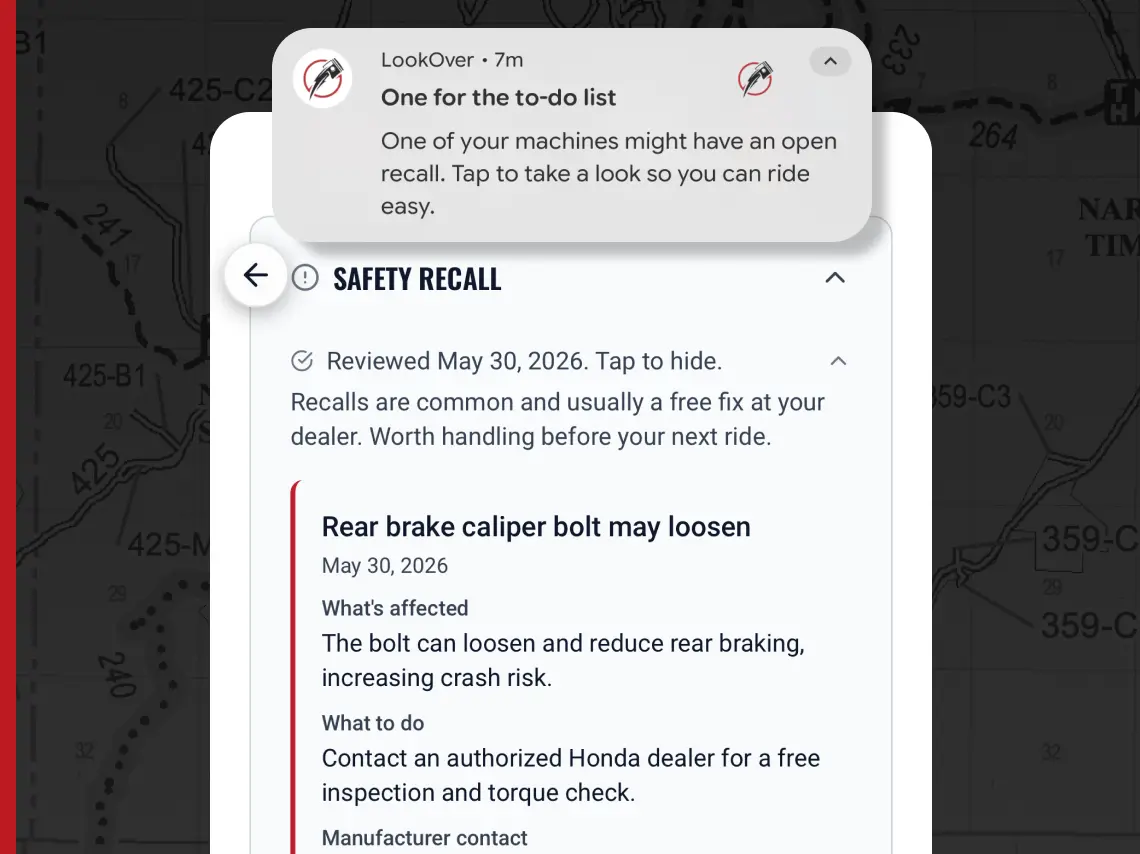 Safety Recalls, Surfaced for You