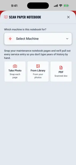 Scan Your Paper Logbook